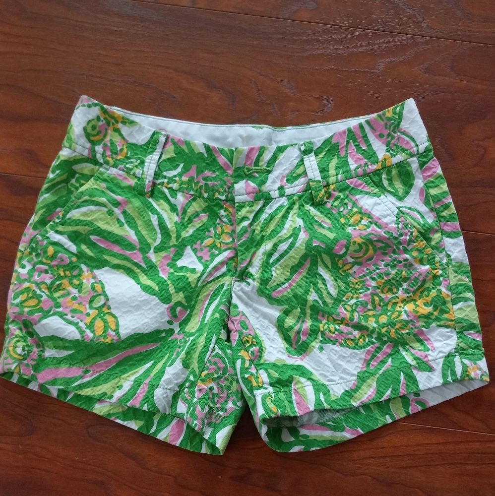 LILLY PULITZER Callahan Shorts "Seeking Pink Elephants"